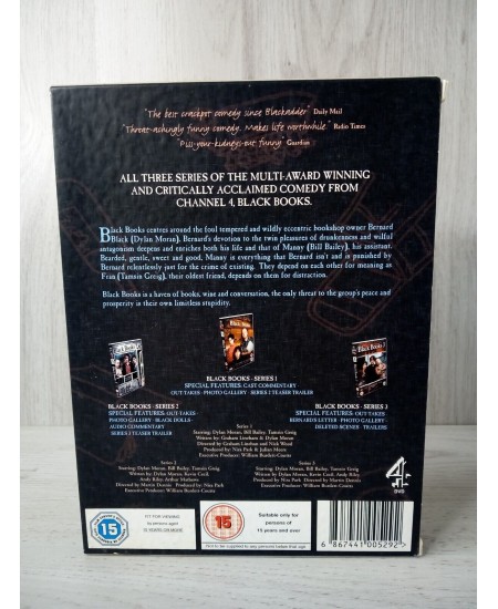 THE COMPLETE BLACK BOOKS 3 DISC DVD SET -VINTAGE RARE COLLECTORS DVD BOX SET