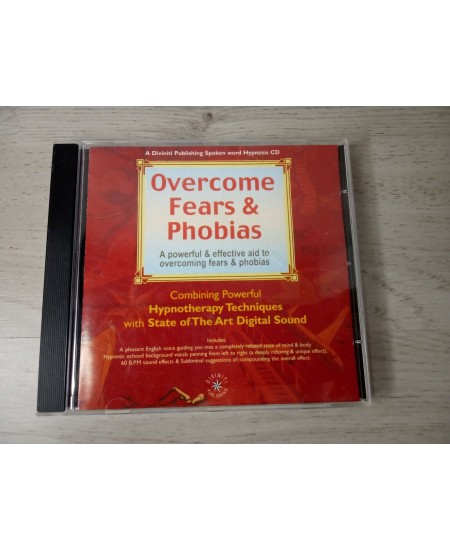 OVERCOME FEARS & PHOBIAS HYPNOSIS CD - VINTAGE POWERFUL POSITIVE PRODUCTION