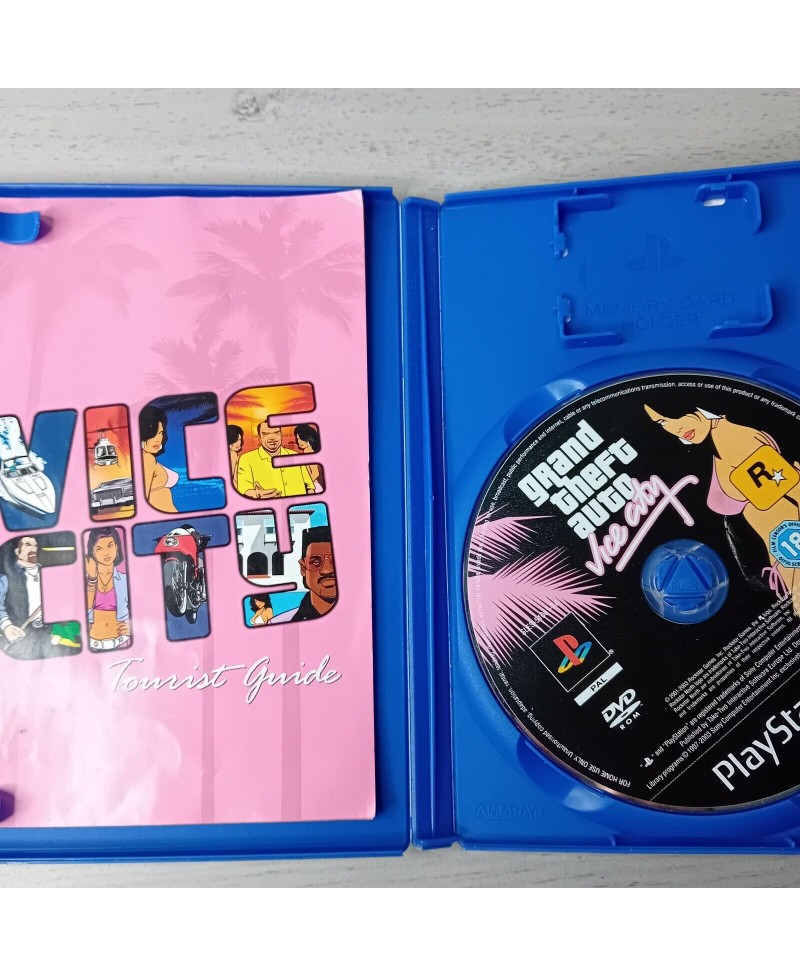 GRAND THEFT AUTO VICE CITY DOUBLE PACK PS2 GAME - RARE RETRO GAMING