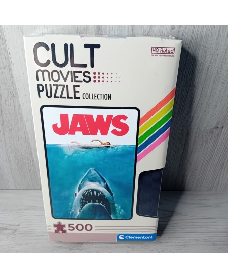CULT MOVIES PUZZLE COLLECTION JAWS 500 PIECE JIGSAW - NEW SEALED