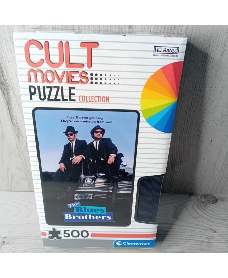 CULT MOVIES PUZZLE COLLECTION BLUES BROTHERS 500 PIECE JIGSAW - NEW SEALED