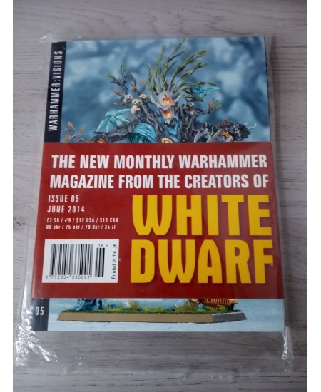WARHAMMER VISIONS MAGAZINE ISSUE 05 - COLLECTORS RARE - 2014 FACTORY SEALED