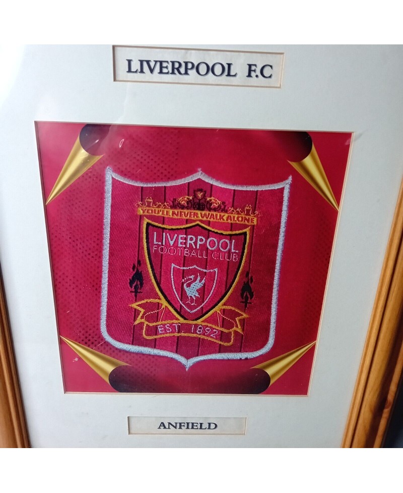 LIVERPOOL FC ANFIELD  2000 WALL PICTURE RARE RETRO SOCCER Y2K