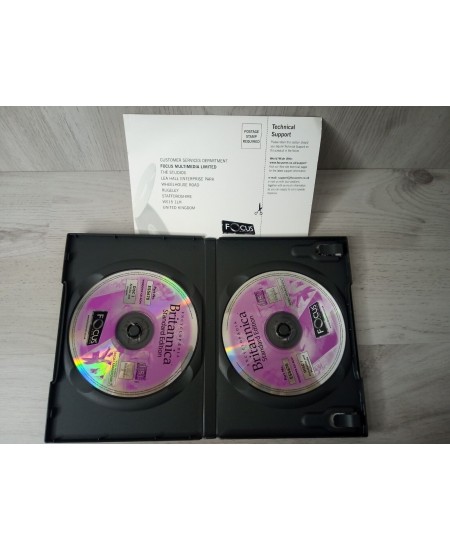 BRITANNICA STANDARD EDITION PC CD-ROM GAME - RETRO GAMING RARE VINTAGE