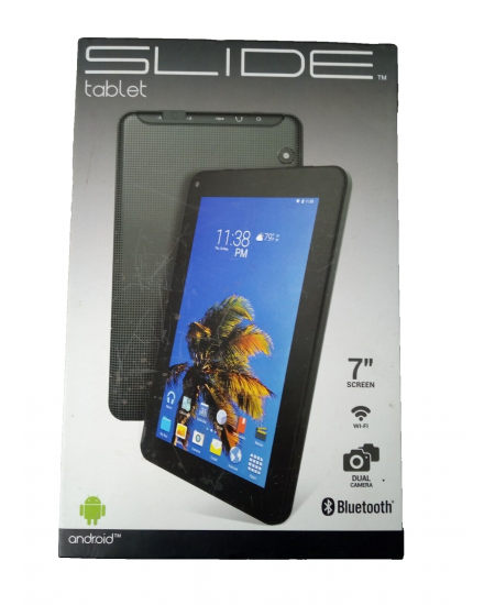 SLIDE TABLET 7 INCH SCREEN ANDROID DUAL CAMERA - IN BOX COMPLETE - RARE