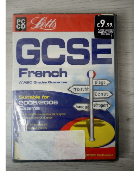 GCSE FRENCH FOR EXAMS PC DVD-ROM GAME - FACTORY SEALED RETRO GAMING RARE VINTAGE