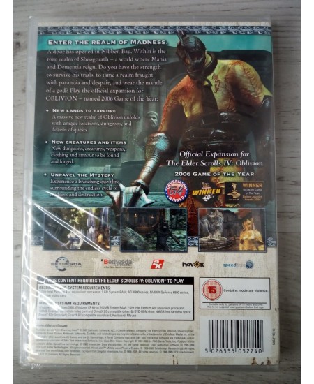 SHIVERING ISLES PC DVD-ROM GAME FACTORY SEALED VINTAGE RARE RETRO GAMING