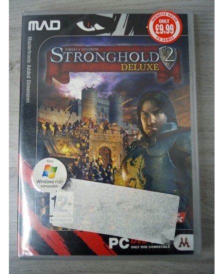 STRONGHOLD 2 DELUXE PC CD-ROM GAME - FACTORY SEALED RETRO GAMING RARE VINTAGE
