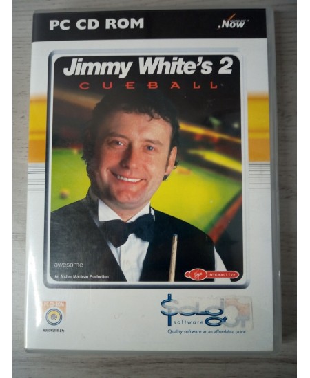 JIMMY WHITES 2 PC CD-ROM GAME - RETRO GAMING RARE VINTAGE SNOOKER