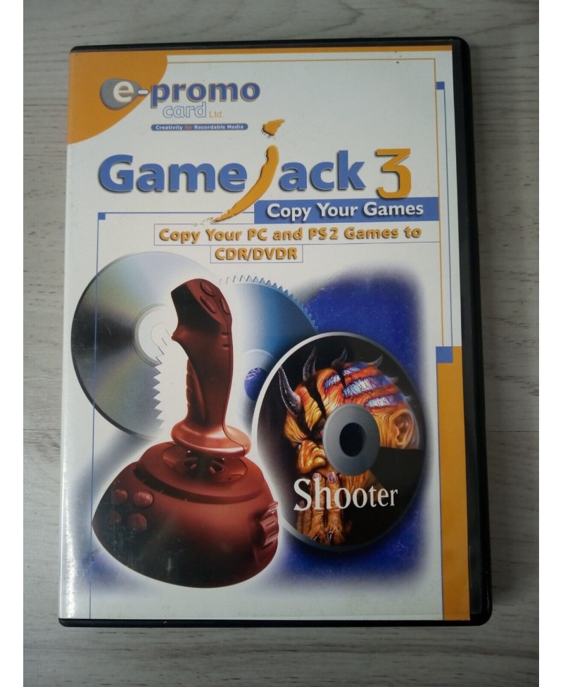 E-PROMO GAME JACK 3 - COPY YOUR PC & PS2 GAMES TO CDR/DVDR - VERY RARE