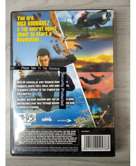 JUST CAUSE PC DVD-ROM GAME FACTORY SEALED VINTAGE RARE RETRO GAMING