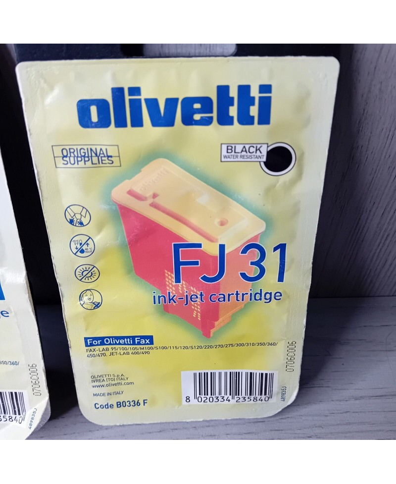 OLIVETTI FJ31 BLACK INK BUNDLE NEW IN BOX - ORIGINAL