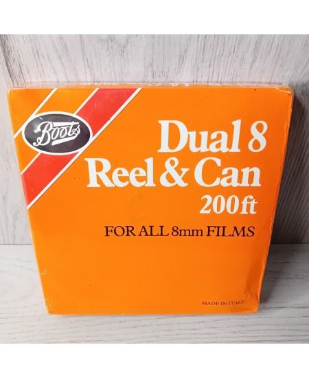 BOOTS DUAL REEL & CAN 200FT - NEW SEALED RARE RETRO