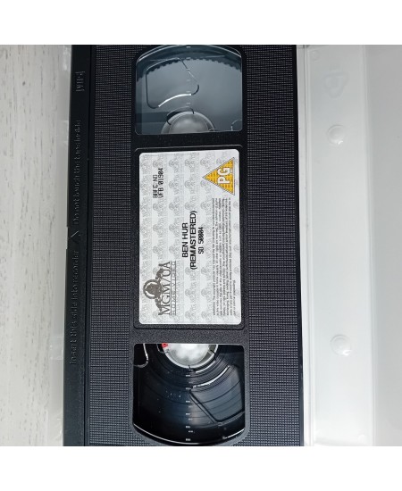 BEN HUR VHS TAPE -RARE RETRO MOVIE SERIES VINTAGE