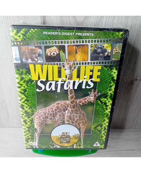 WILDLIFE SAFARIS READERS DIGEST DVD BOXSET x 3 - 2009 NEW & SEALED RARE