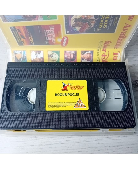HOCUS POCUS VHS TAPE -RARE RETRO MOVIE SERIES VINTAGE