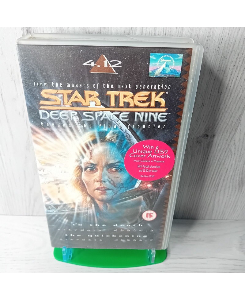 STAR TREK DEEP SPACE NINE 4.12 VHS TAPE -RARE RETRO MOVIE SERIES VINTAGE