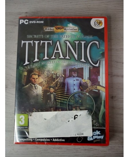 TITANIC PC DVD-ROM GAME FACTORY SEALED VINTAGE RARE RETRO GAMING COLLECTORS