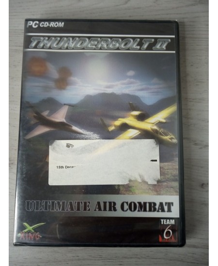 THUNDERBOLT II PC CD-ROM GAME FACTORY SEALED VINTAGE RARE RETRO GAMING