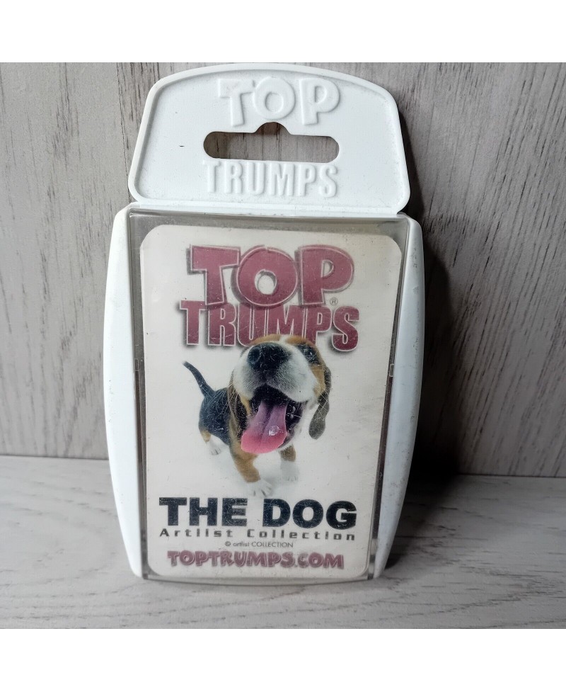 TOP TRUMPS THE DOG ARTLIST COLLECTION CARDS GAME - RARE RETRO