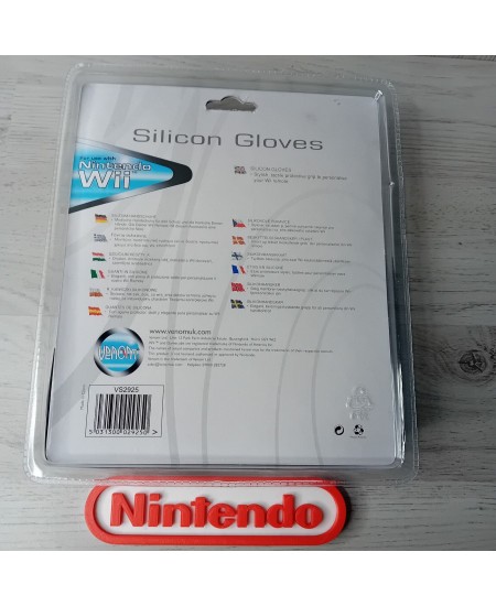 SILICON WII CONTROLLER COVERS VENOM FOR NINTENDO WII - NEW SEALED