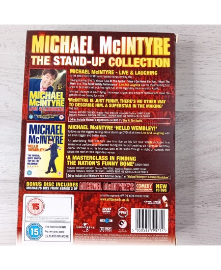 MICHAEL MCINTYRE THE STAND UP COLLECTION DVD BOX SET - RARE RETRO TV COMEDY