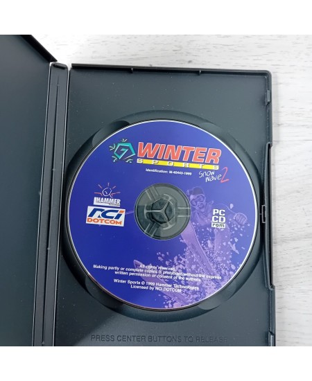 WINTER SPORTS SNOW WAVE 2 PC CD-ROM GAME -RETRO GAMING RARE VINTAGE 1999