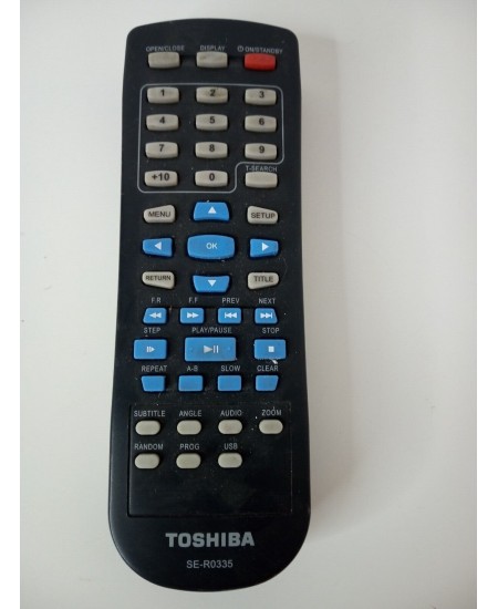 TOSHIBA SE-R0335 REMOTE CONTROL - TESTED & WORKING