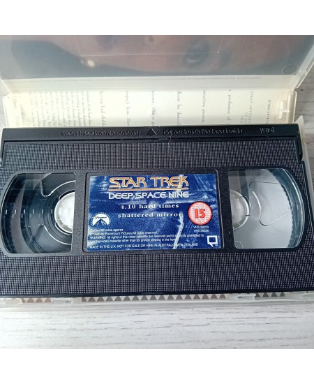 STAR TREK DEEP SPACE NINE 4.10 VHS TAPE -RARE RETRO MOVIE SERIES VINTAGE