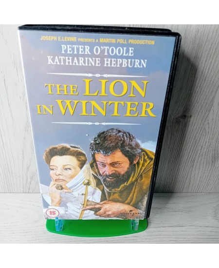 THE LION IN WINTER VHS TAPE -RARE RETRO MOVIE SERIES VINTAGE