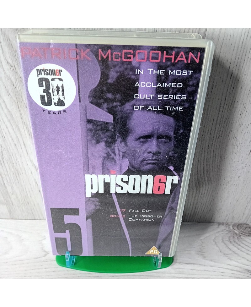 PATRICK MCGOOHAN PRISONER VOL 5 VHS TAPE -RARE RETRO MOVIE SERIES VINTAGE