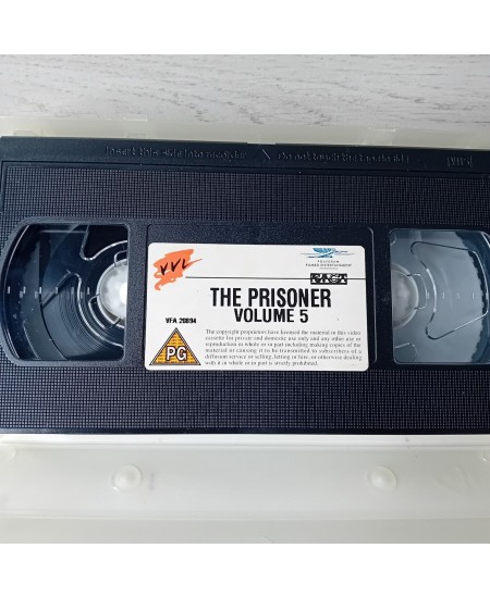 PATRICK MCGOOHAN PRISONER VOL 5 VHS TAPE -RARE RETRO MOVIE SERIES VINTAGE