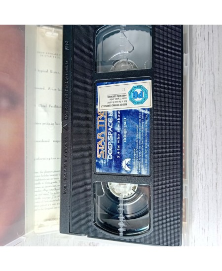 STAR TREK DEEP SPACE NINE 5.4 VHS TAPE -RARE RETRO MOVIE SERIES VINTAGE