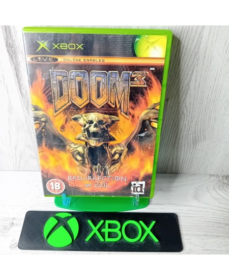 DOOM 3 XBOX Game - Rare Retro Gaming