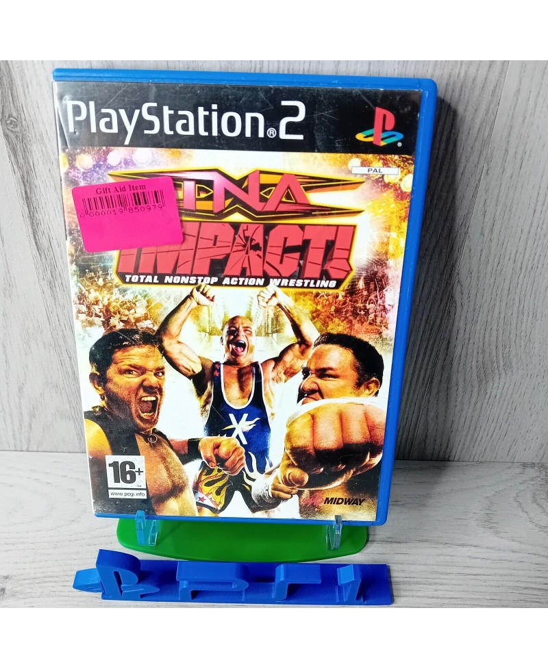 TNA IMPACT PS2 GAME - RARE VINTAGE RETRO GAMING PS2 WRESTLING