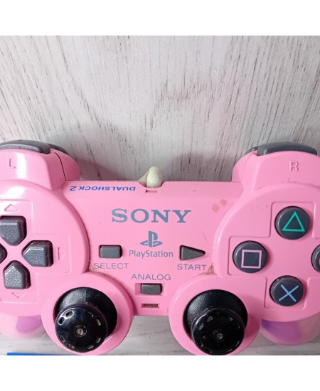 SONY PS2 DUALSHOCK 2 ANALOG CONTROLLER PINK - GAMING RETRO PLAYSTATION