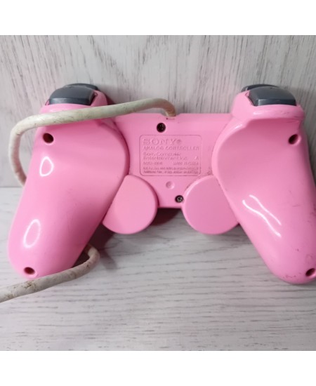 SONY PS2 DUALSHOCK 2 ANALOG CONTROLLER PINK - GAMING RETRO PLAYSTATION