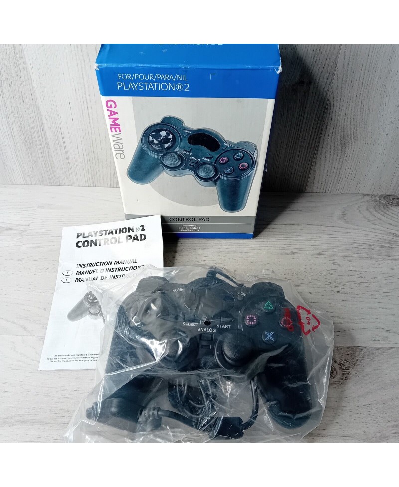 GAMEWARE PS2 ANALOG CONTROLLER NEW IN BOX - GAMING RETRO PLAYSTATION