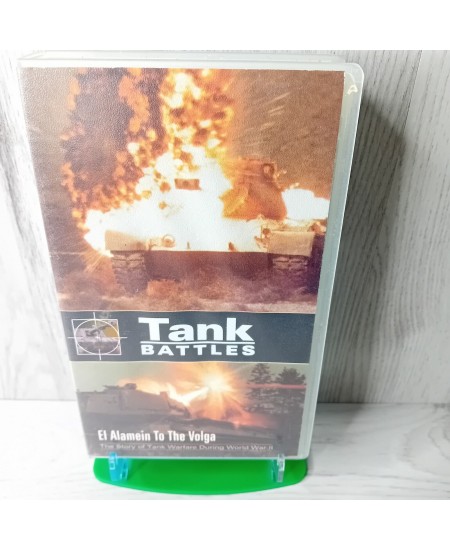 TANK BATTLES WORLD WAR II VHS TAPE -RARE RETRO MOVIE SERIES VINTAGE