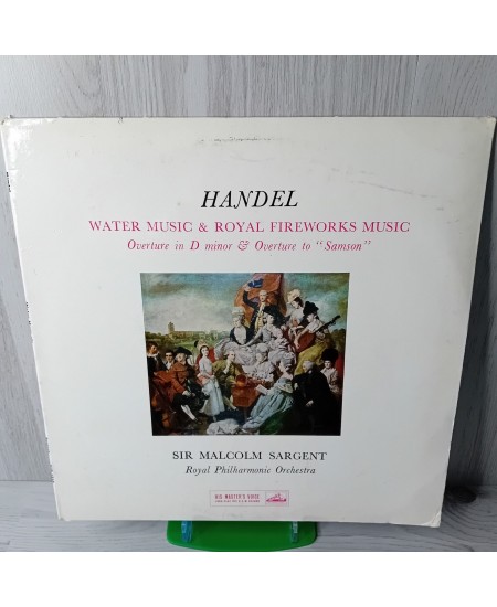 HANDEL WATER MUSIC & ROYAL FIREWORKS Music Vinyl LP Record - Rare Retro Music