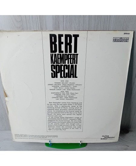 BERT KAEMPFERT SPECIAL Music Vinyl LP Record - Rare Retro Music