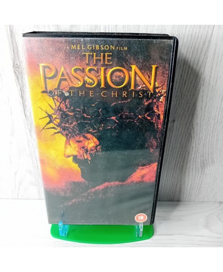 MEL GIBSON THE PASSION OF THE CHRIST VHS TAPE -RARE RETRO MOVIE SERIES VINTAGE