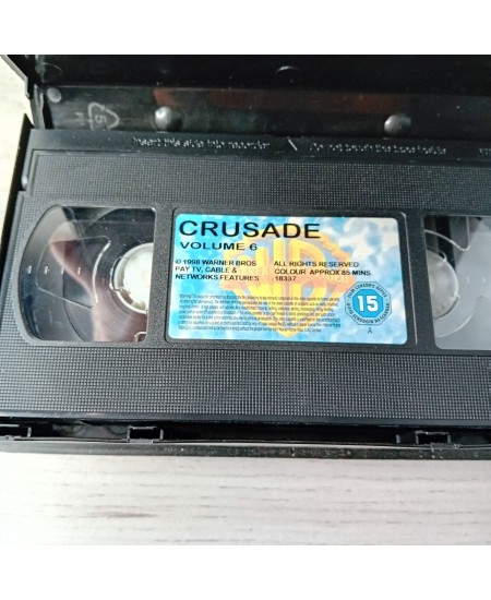 BAYLON 5 CRUSADE VOL 6 VHS TAPE -RARE RETRO MOVIE SERIES VINTAGE
