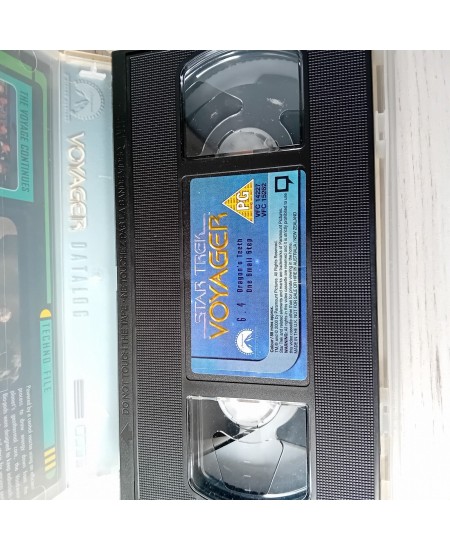 STAR TREK VOYAGER 6.4 VHS TAPE -RARE RETRO MOVIE SERIES VINTAGE