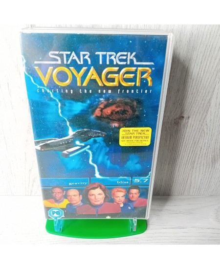 STAR TREK VOYAGER 5.7 VHS TAPE -RARE RETRO MOVIE SERIES VINTAGE