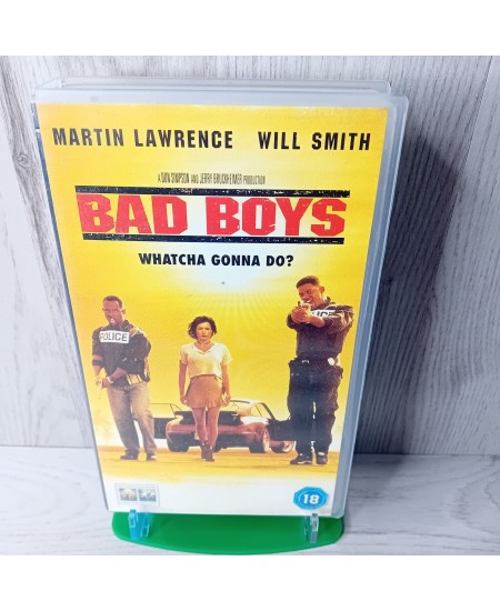BAD BOYS VHS TAPE -RARE RETRO MOVIE SERIES VINTAGE