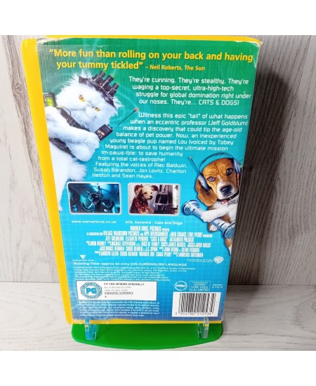 CATS & DOGS VHS TAPE -RARE RETRO MOVIE SERIES VINTAGE