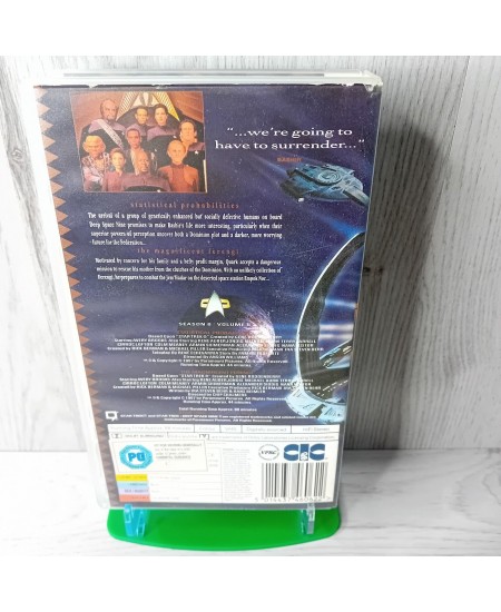 STAR TREK DEEP SPACE NINE 6.5 VHS TAPE -RARE RETRO MOVIE SERIES VINTAGE