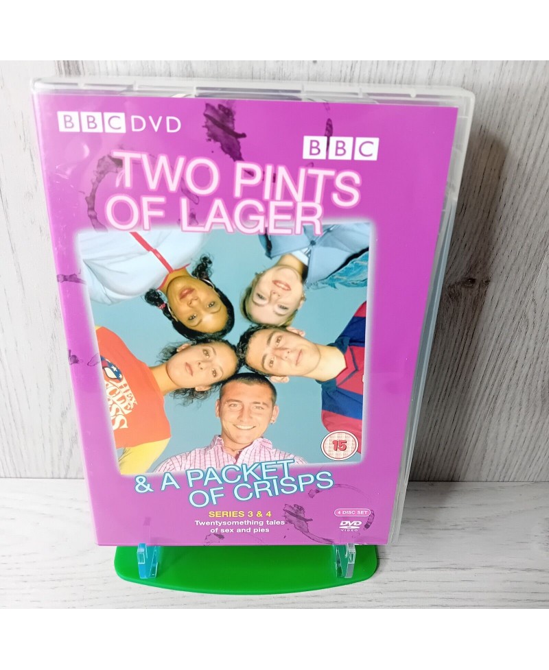 TWO PINTS OF LAGER & A PACKET OF CRISPS SERIES 3 & 4 DVD - COMPLETE & V.RARE