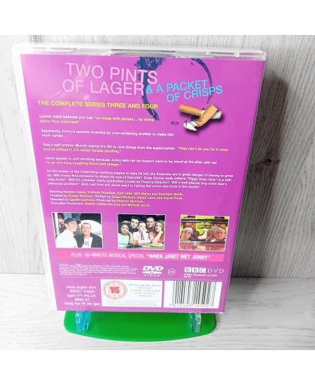 TWO PINTS OF LAGER & A PACKET OF CRISPS SERIES 3 & 4 DVD - COMPLETE & V.RARE